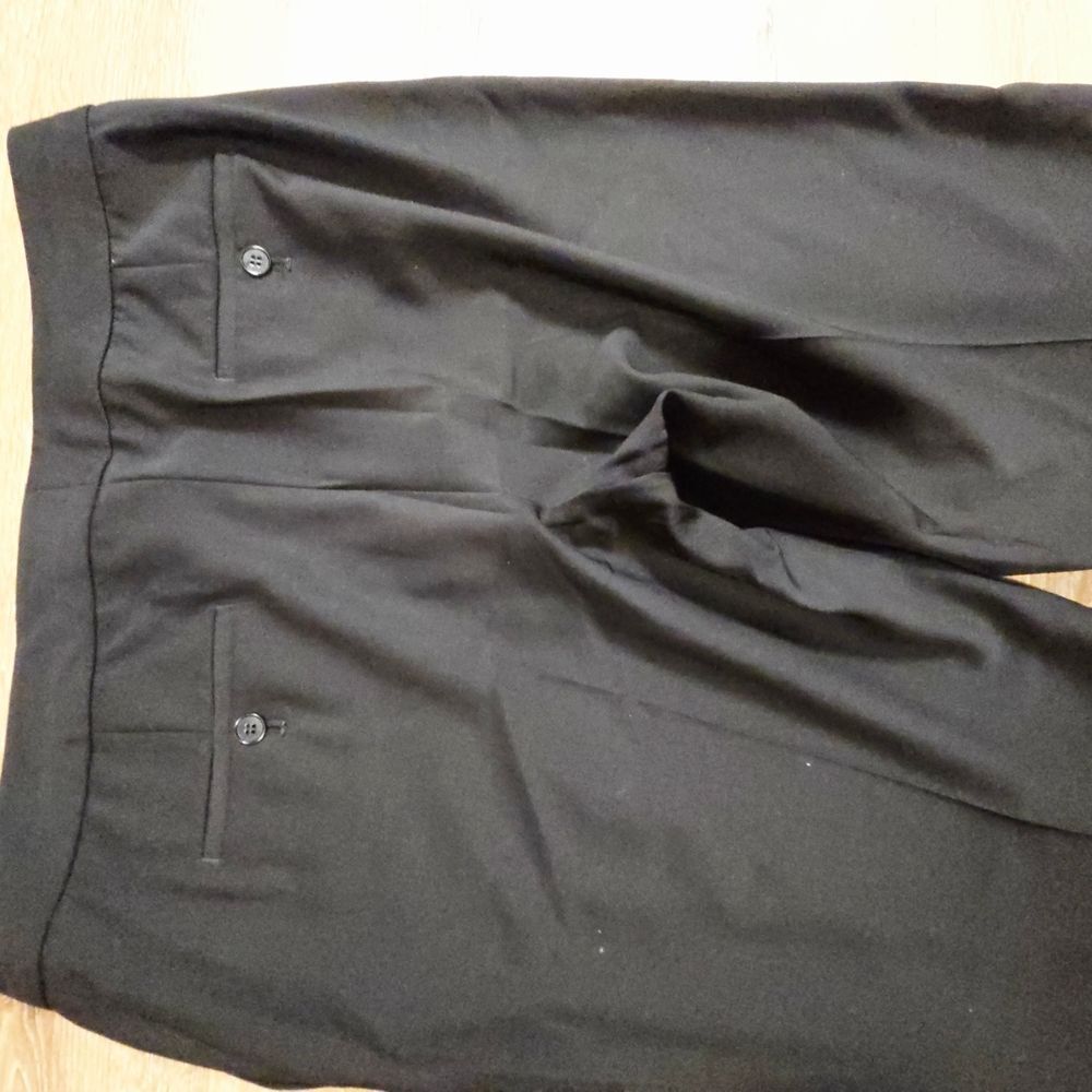 Talbots Black Wide Leg Pants High-Rise Flare - Picture 9 of 9